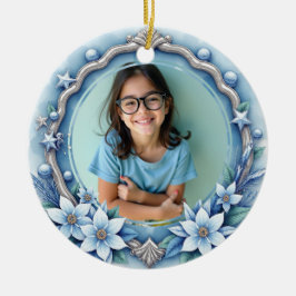 2 sided Memorial  Julgransprydnad Keramik