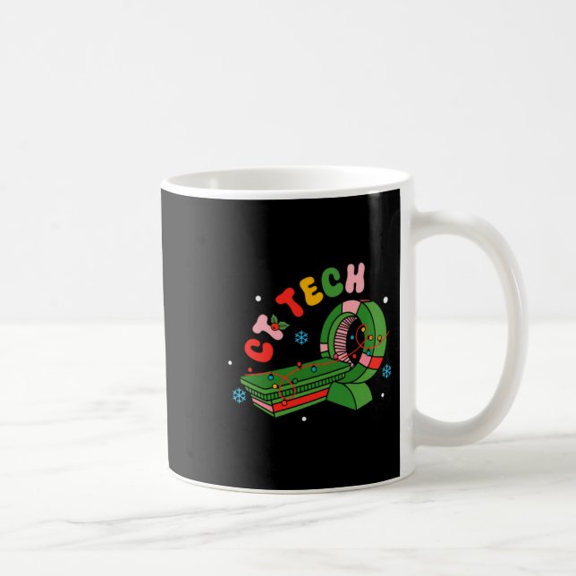 (2 Sided) Santa's Favorite Ct Tech Christmas Techn Kaffemugg (Höger)