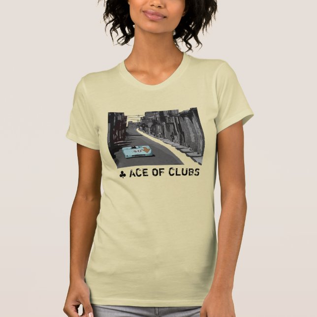 2-sidig 1970 Ace of Klubbs T-Shirt (Framsida)