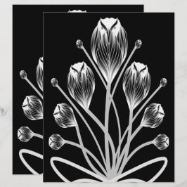 2-sidig B&W Tulip Owlsprey H&S Scrapbookssida