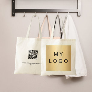 2-sidig företagskod för logotyp tygkasse