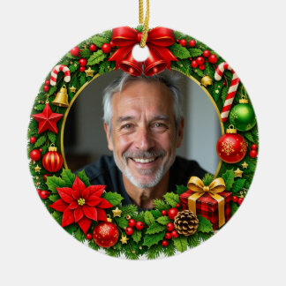 2 sidig minnes Jul Julgransprydnad Keramik