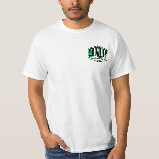 2-sidig vit OMP T-Shirt (1963) (Framsida)