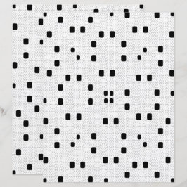 2-sidig W&B Texturerad Minimalism Scrapbook-sida