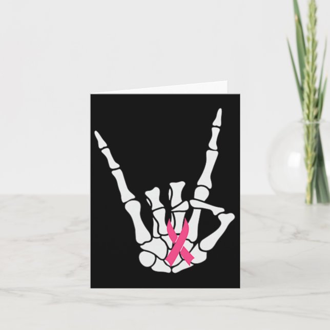 (2 sidor) Bröstcancer är Boo Sheet Rolig Hallowe Kort (Framsida)