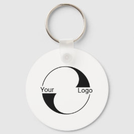 2 sidor, Logo, QR-kod, Företag, Företags URL Nyckelring