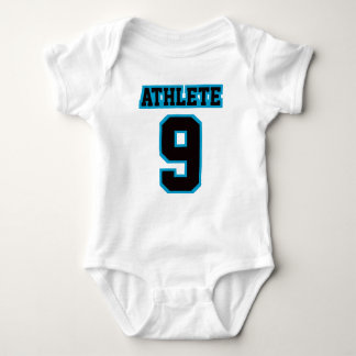 2 Sidovita BLACK BLUE Romper Football Jersey T Shirt