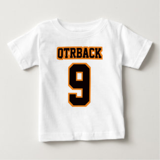 2 Sidovita BLACK ORANGE Lap Shirt Football Baby Tee