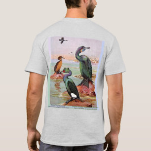 2 Skarvsarter, fram-/omvänd teckning T Shirt