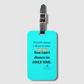 2 skor eller ingen cyan bagagebricka