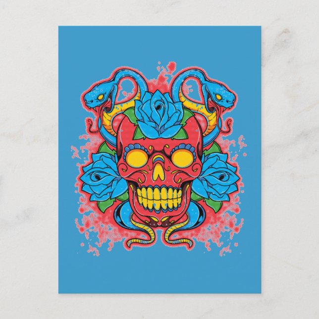 2-sningor vykort (Framsida)