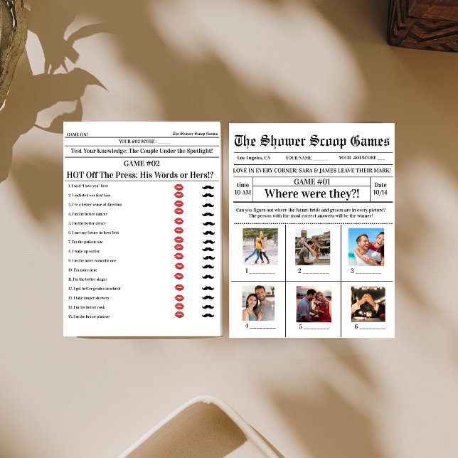 2 spel i 1 Möhippas spel i bröllop (Skapare uppladdad)