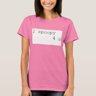 2 Spoopy 4 U Tröja