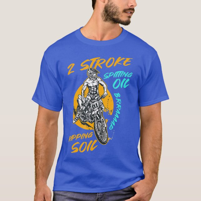 2 Spricksprickor OljeRipping Soil Braap Dirt T Shirt (Framsida)