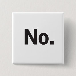 2" Square Button: No. Knapp