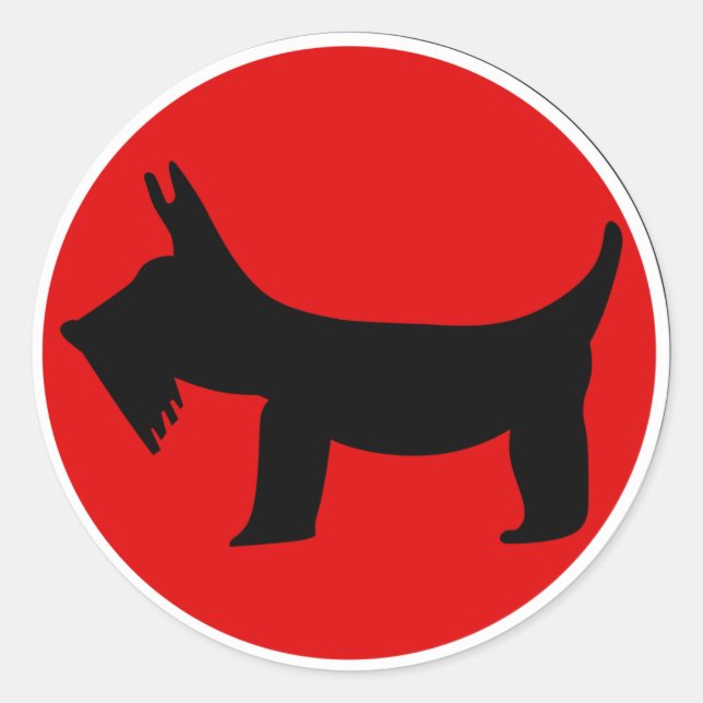 2. StG2 Runt Klistermärke (Framsida)