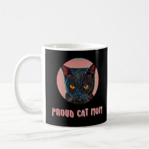 2.stolta skjortor av katt mamma,kattskinn,kattskin kaffemugg