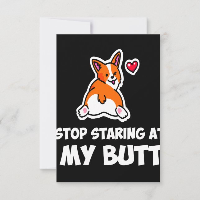 2 Stop Starting At My Butt Spara Datumet (Framsida)
