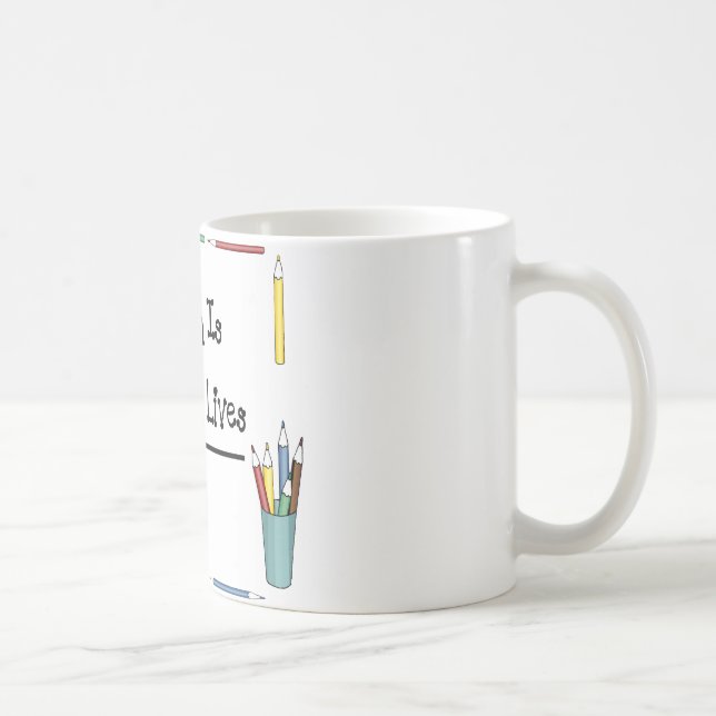 2 Teach är 2 handlagliv 4 någonsin Kaffemugg (Höger)