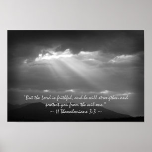 2 Thessaloniki 3:3 Poster