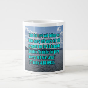2 Timoteusbrevet 4:18 WEBU Mugg Jumbo Mugg