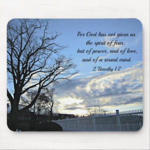 2 Timothy 1:7 För Gud har inte gett oss andan Musmatta