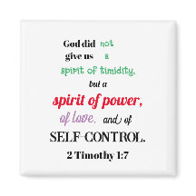 2 Timothy 1:7 Inte tidskänslig kristen