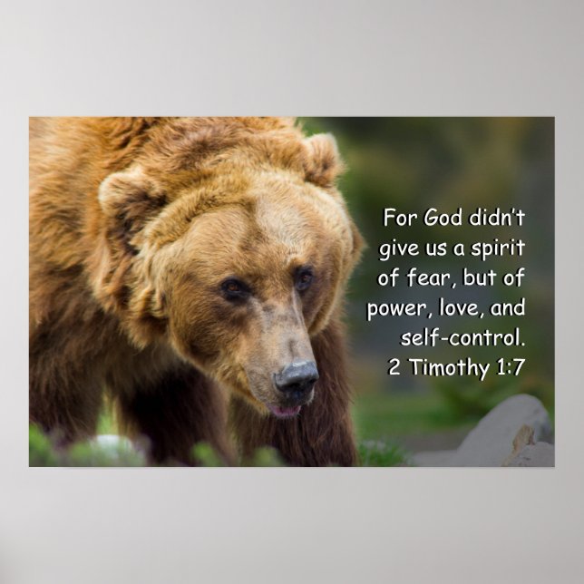 2 Timothy 1:7 Poster (Framsidan)