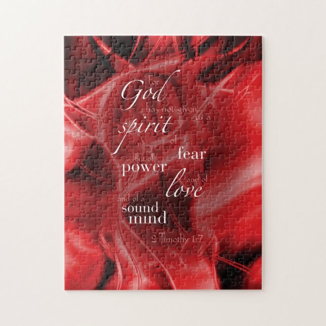 2 Timothy 1:7 Pussel (Vertikal)