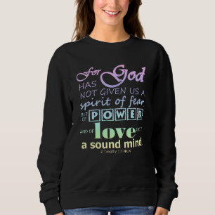 2 Timothy 1:7 Strömbrytare Kärlek Ljud Mind T Shirt