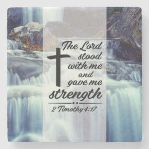 2 Timothy 4:17 Herren gav mig styrka Bibel Stenunderlägg