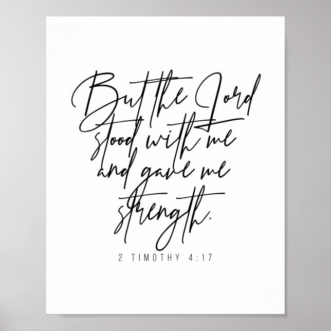 2 Timothy 4:17 Poster (Framsidan)