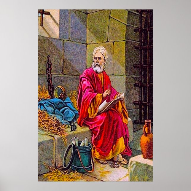 2 Timothy 4:6-8 Jag har Avslutat kursen poster (Framsidan)