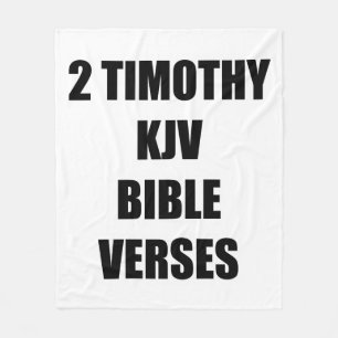 2 Timothy KJV Bible Verses Fleecefilt