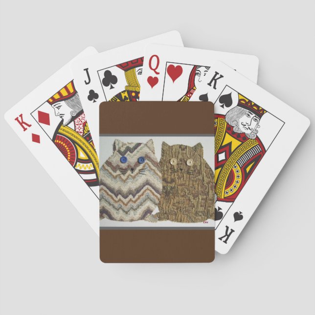 2 Tjockar Katter #1 Casinokort (Baksidan)