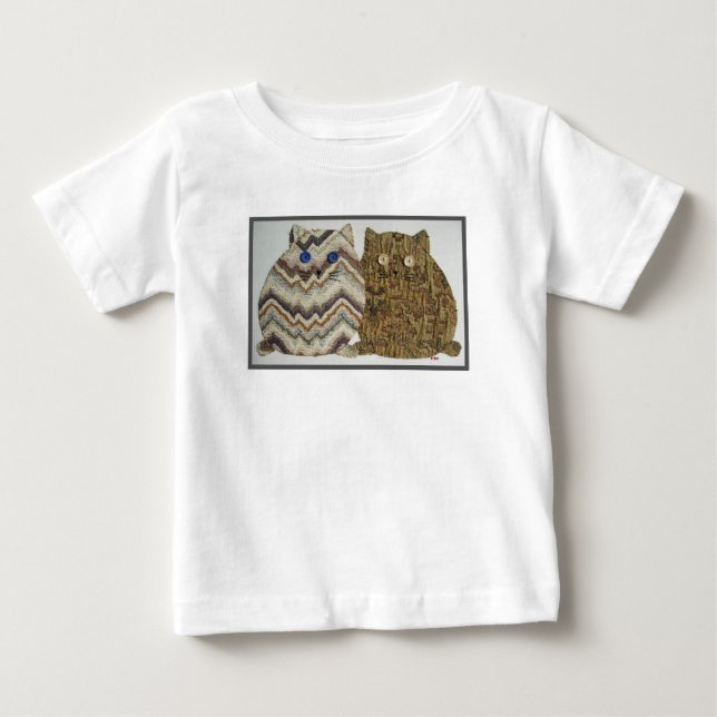 2 Tjockar Katter #1 T Shirt (Framsida)