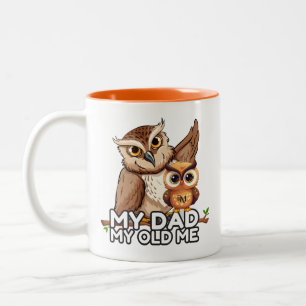 2-tona Mugg 11oz : Min gamla mig i Pappa (orange)