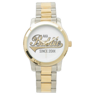 2-tonad Bracelet Watch Grandmamma/Bubbie Armbandsur