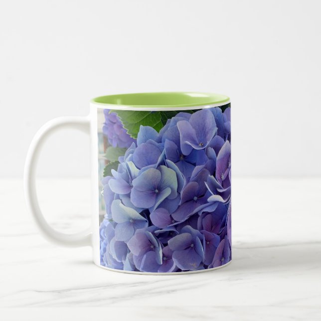 2-Tone Mugg Blue Hydrangea (Vänster)
