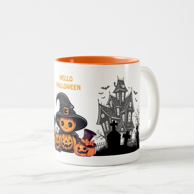 2-Tons Mugg 3,3dl : HALLOWEEN #1 (Framsida höger)