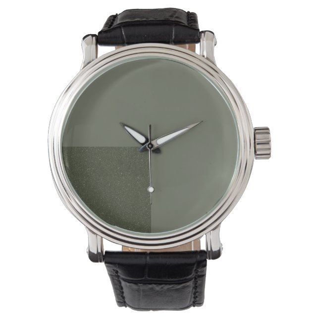 2-tonsbevakning av Grönten Moss - Anpassade Gift Armbandsur (Framsida)