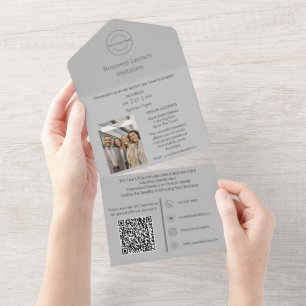 2 tum1 Business Launch-inbjudan + Affärskort