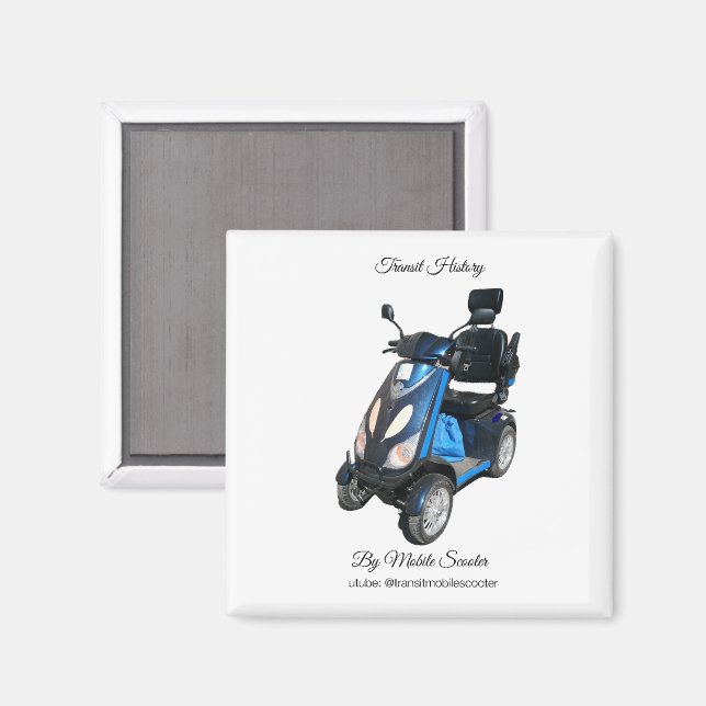 2 tum fyrkantig magnet (Front/Back)