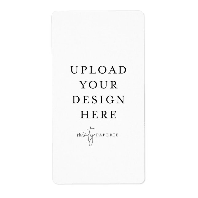 2 tum x 3,75 tum-etikett - Porträtt Fraktsedel (Framsidan)