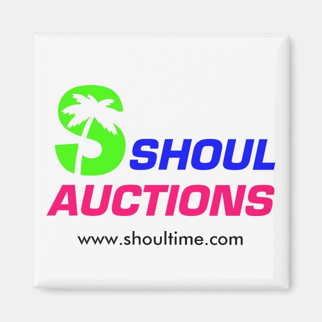 2-tums kvadratstreck magnet (Framsidan)