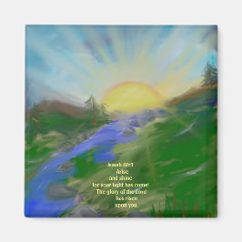 2-tums magnetinspirationstext för kvadrat magnet