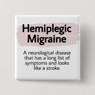 2-tumsstämpel - hemiplegisk migrän knapp