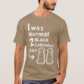 2 Två Svart lab Hund från Labour Retriever Gift Id T Shirt