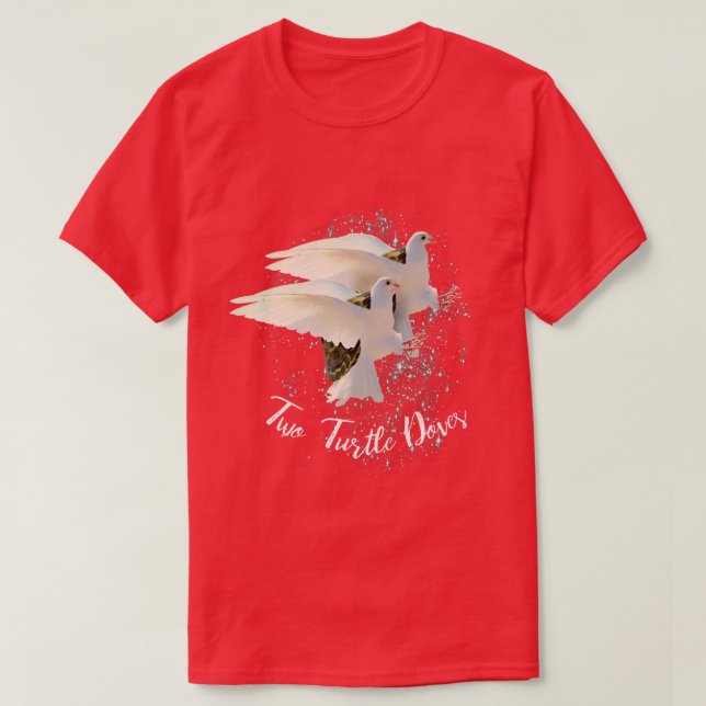 2 Två turturduvor T Shirt (Design framsida)