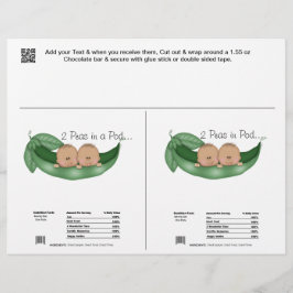 2 Twillingar Skåp Party favors för påfyllning av g